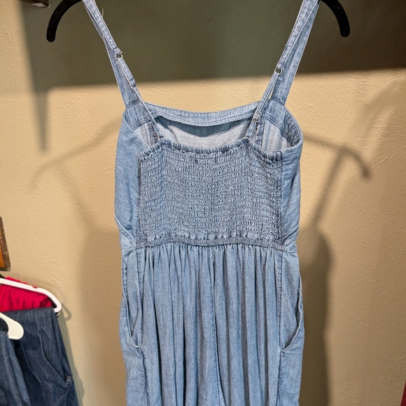 Soft Chambray Jumpsuit - Picture 3 of 3